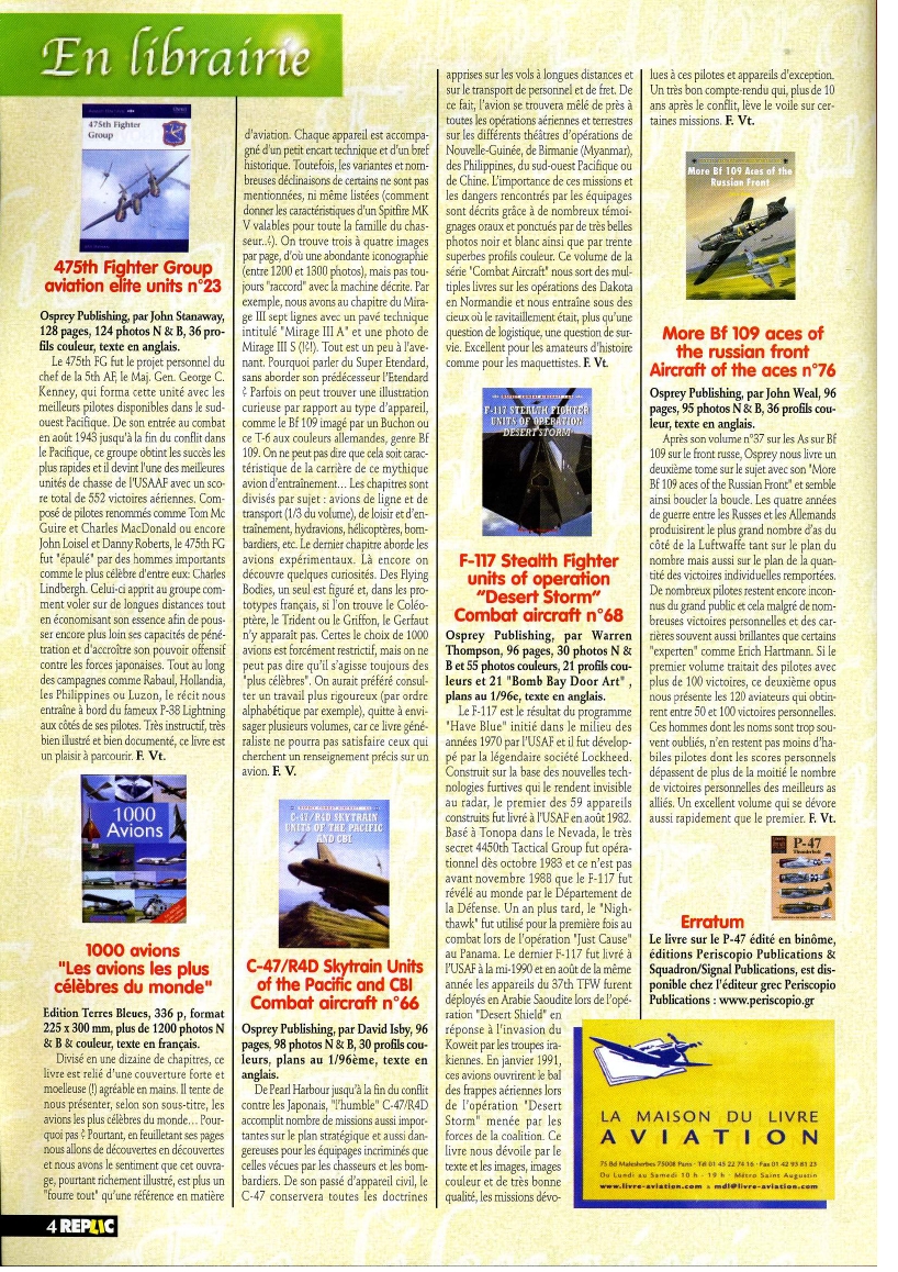 Replic 195 - Seafire, Piper Cub, Vigilante